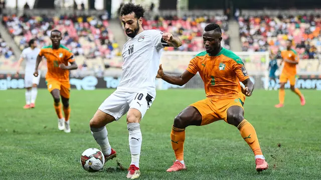 Foto: Salah Pastikan Mesir Melaju ke Perempatfinal Piala Afrika 2021 usai Singkirkan Pantai Gading Lewat Adu Penalti