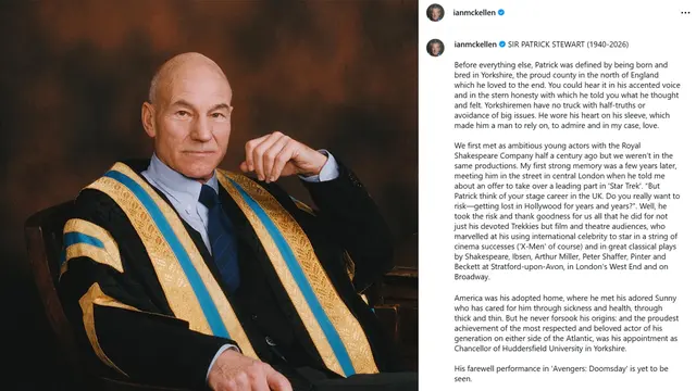 Ian McKellen dan Patrick Stewart