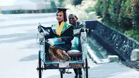 Potret Terbaru Raeni Anak Tukang Becak yang Viral. (Sumber: Instagram.com/ raeni_raeni)