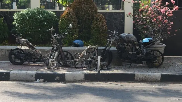 Sisa Kericuhan Aksi 22 Mei