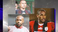 Persipura Jayapura - Boaz Solossa, Yustinus Pae, Ian Kabes (Bola.com/Adreanus Titus)