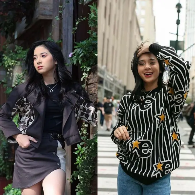 5 Potret Gaya Kasual Zee JKT48 di Amerika Serikat, Perdana Ikut New York Fashion Week