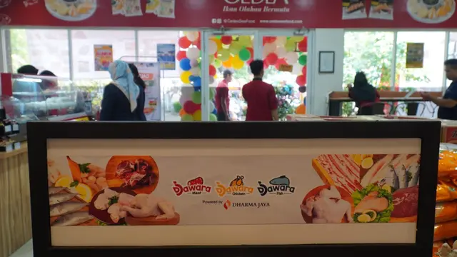 Outlet Djawara Meatshop, toko daging milik BUMD DKI Jakarta Perumda Dharma Jaya