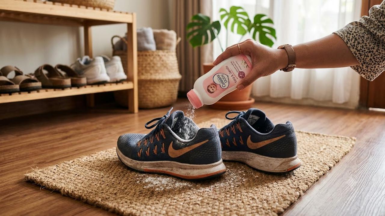 Bedak Bayi untuk Bau Sepatu