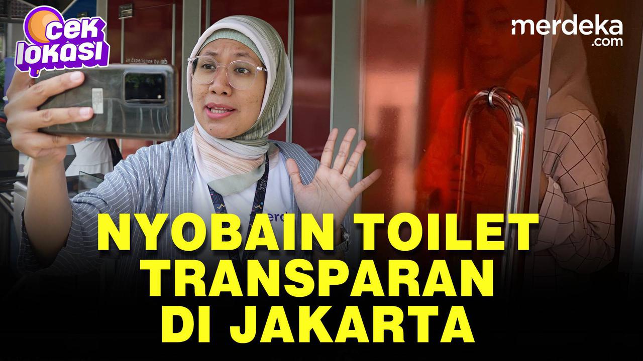CEK LOKASI: Mirip di Jepang, Toilet di Sudirman Ini Terbuat dari Kaca Semua