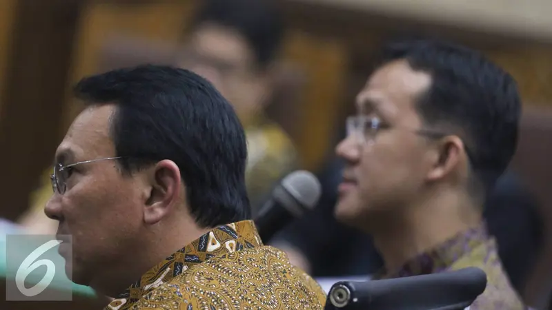 20160725-Wajah Tegang Ahok saat Jadi Saksi Persidangan Kasus Reklamasi Jakarta