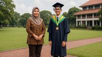 Model Batik untuk Datang ke Wisuda Anak