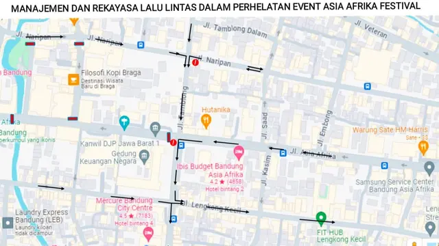 peta rekayasa lalu lintas bandung.