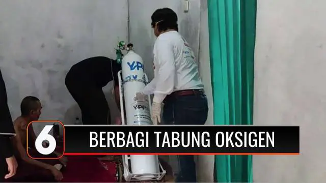 Yayasan Pundi Amal Peduli Kasih (YPP) SCTV-Indosiar bekerja sama dengan Yayasan Relawan Kampung Indonesia (YRKI) membagikan tabung oksigen untuk pasien Covid-19 yang sedang menjalani isolasi mandiri.