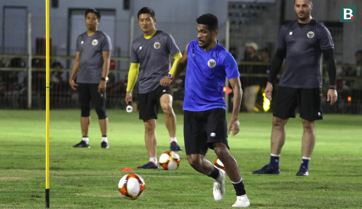 <p>Ricky Kambuaya sejauh ini sudah bermain 14 kali di Timnas Indonesia senior dan mencetak lima gol serta lima assist. (Bola.com/Ikhwan Yanuar)</p>