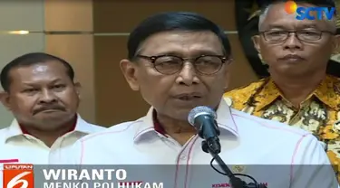 Menkopolhukam Wiranto menegaskan pemerintah akan membuat kajian terkait sejumlah aspek, seperti hukum dan ideologi.