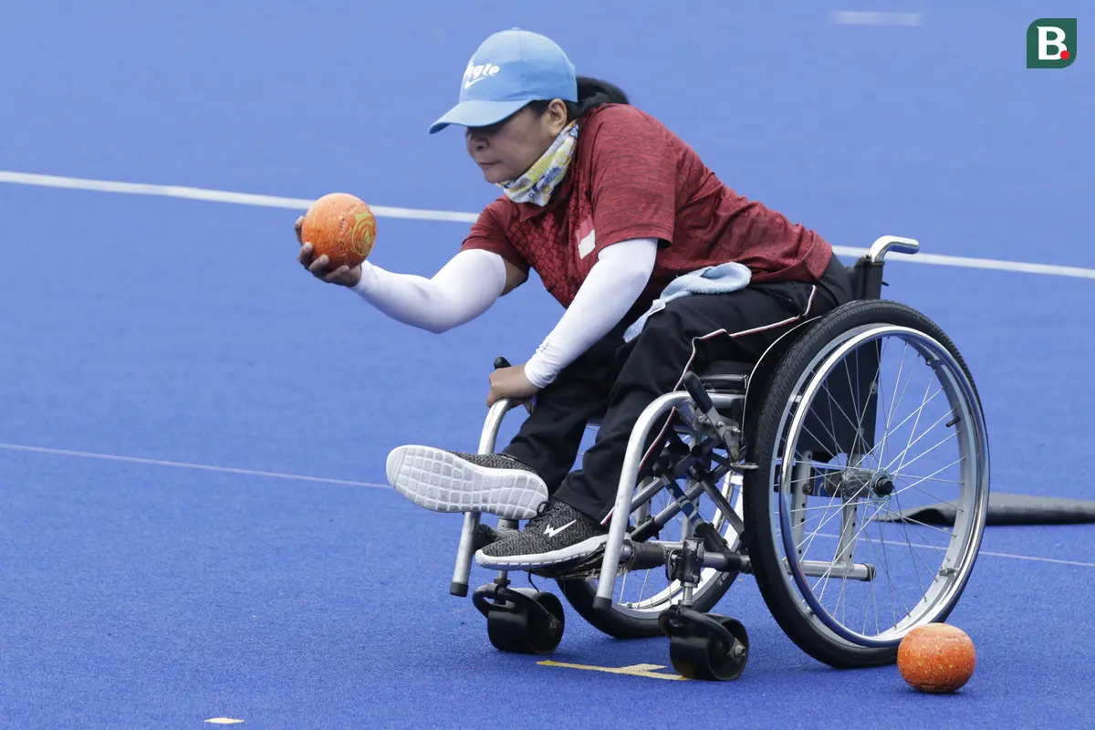 Latihan Lawn Bowls Jelang Asian Para Games 2018