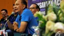 Roy Marten saat konferensi pers Forum Komunikasi Pendiri dan Deklarator Partai Demokrat terkait terpuruknya Partai Demokrat, Jakarta, Senin (24/11/2014). (Liputan6.com/Johan Tallo)