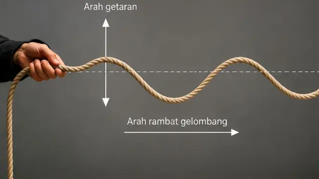Contoh Gelombang Transversal