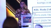 Kepala Staf Kepresidenan (KSP) Moeldoko memberikan sambutan dalam rangkaian Liputan6.com Awards yang digelar Liputan6.com dan Fimela di Jakarta, Rabu (31/7/2024). (Liputan6.com/Angga Yuniar)