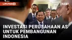 Prabowo Ajak Perusahaan Amerika Investasi di Indonesia