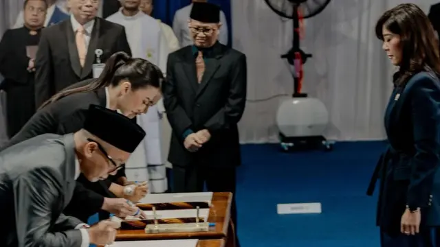 Penampilan Elegan Raline Shah di Pelantikan Staf Khusus Komdigi Jadi Sorotan, Cantik dan Karismatik (credit: instagram.com/ralineshah)