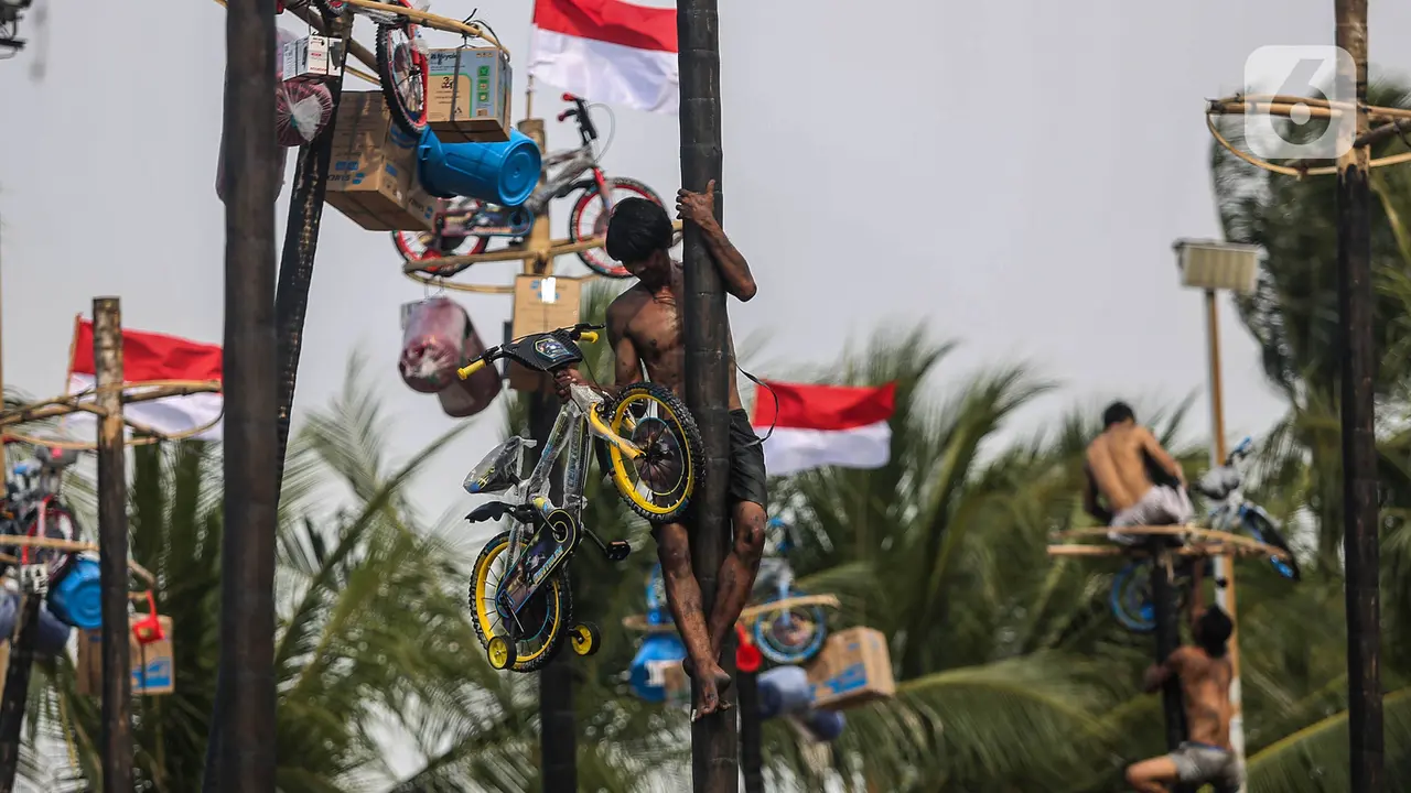 Panjat Pinang, Lomba Kolosal yang Paling Diminati Saat Perayaan HUT Kemerdekaan Republik Indonesia