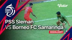 Berita video highlights BRI Liga 1, PSS Sleman menang 2-1 atas Borneo FC, Sabtu (18/3/23)