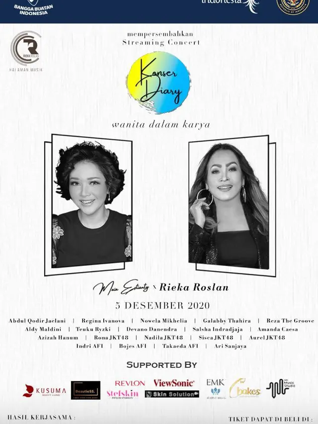 Konser Diary, Wanita dalam Karya: Rieka Roeslan dan Maia Estianty