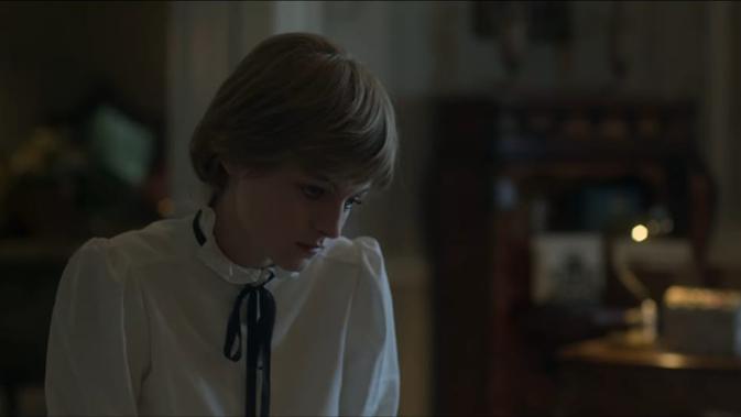 Emma Corin sebagai Putria Diana di The Crown. Dok: The Crown/Netflix
