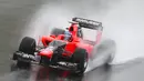Namun kemudian pada 2012 nama mereka berganti menjadi Marussia, namun saat itu tim tampil kurang bagus dan menduduki klasemen papan bawah. (EPA/Valdrin Xhemaj)