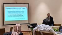 Ketua KND Dante Rigmalia Ceritakan 2 Disabilitas Tak Terlihat yang Disandangnya, Jakarta (23/10/2023). Foto: Liputan6.com/Ade Nasihudin.