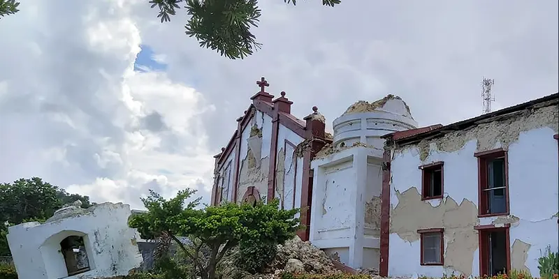 Penampakan Kerusakan Akibat Gempa Kembar di Filipina