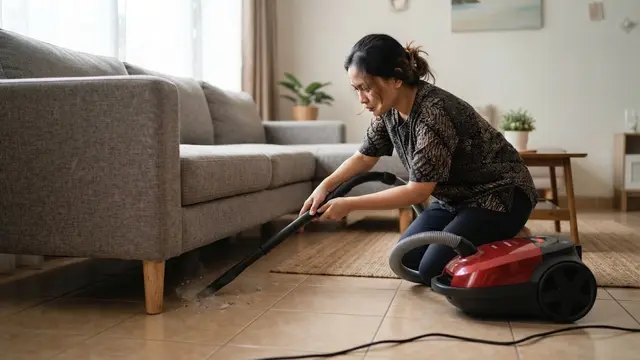 Vacuum Cleaner dengan Corong Pipih