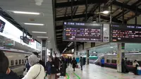 Situasi di Stasiun Tokyo pada Senin, 2 Maret 2020. (Liputan6.com/Dini Nurilah)