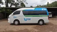 Foton eView menjadi armada mobil listrik Lintas Shuttle untuk melayani beberapa rute di wilayah Bandung, Jawa Barat. (ist)
