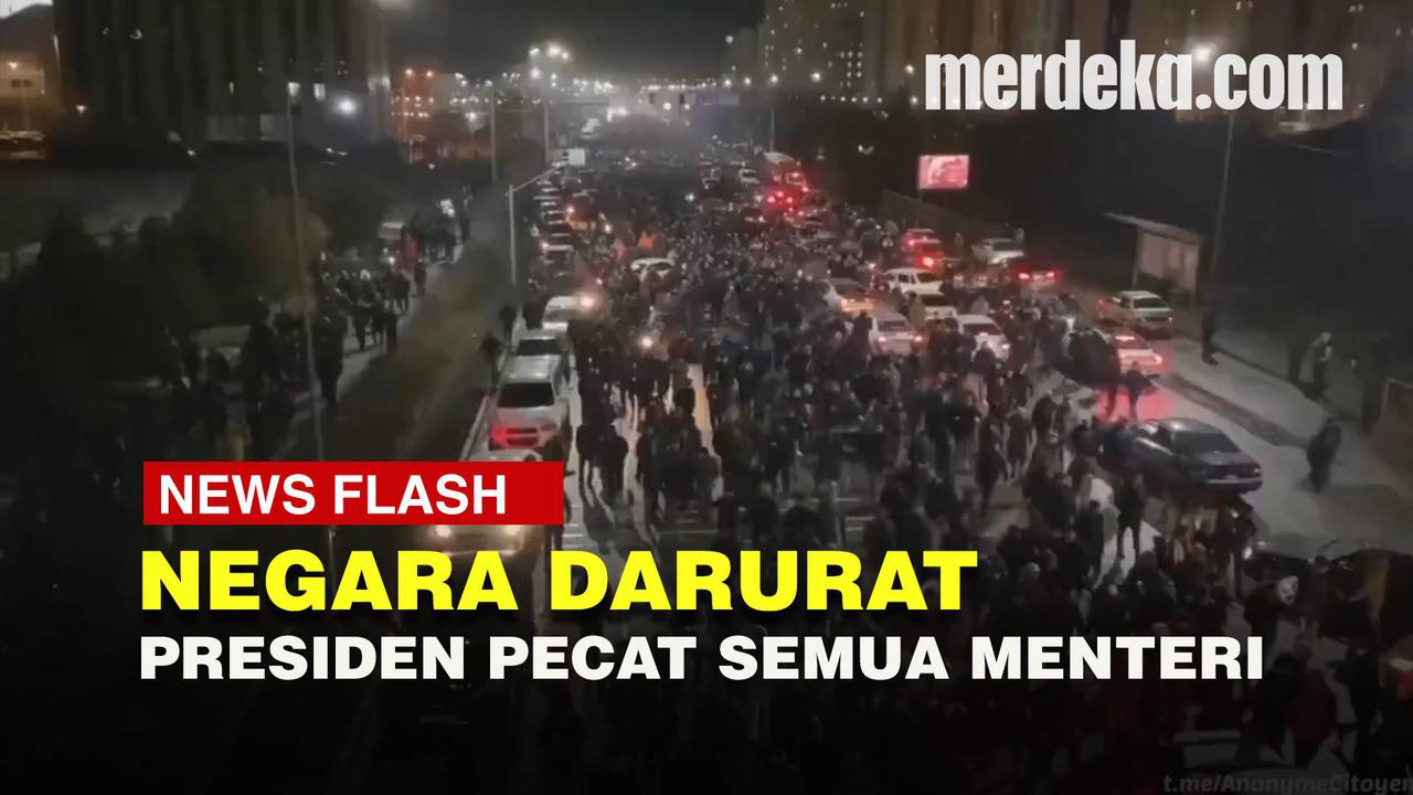 VIDEO: Demo Ricuh Gara-Gara Harga Gas Naik, Presiden Kazakhstan Pecat Semua Menteri