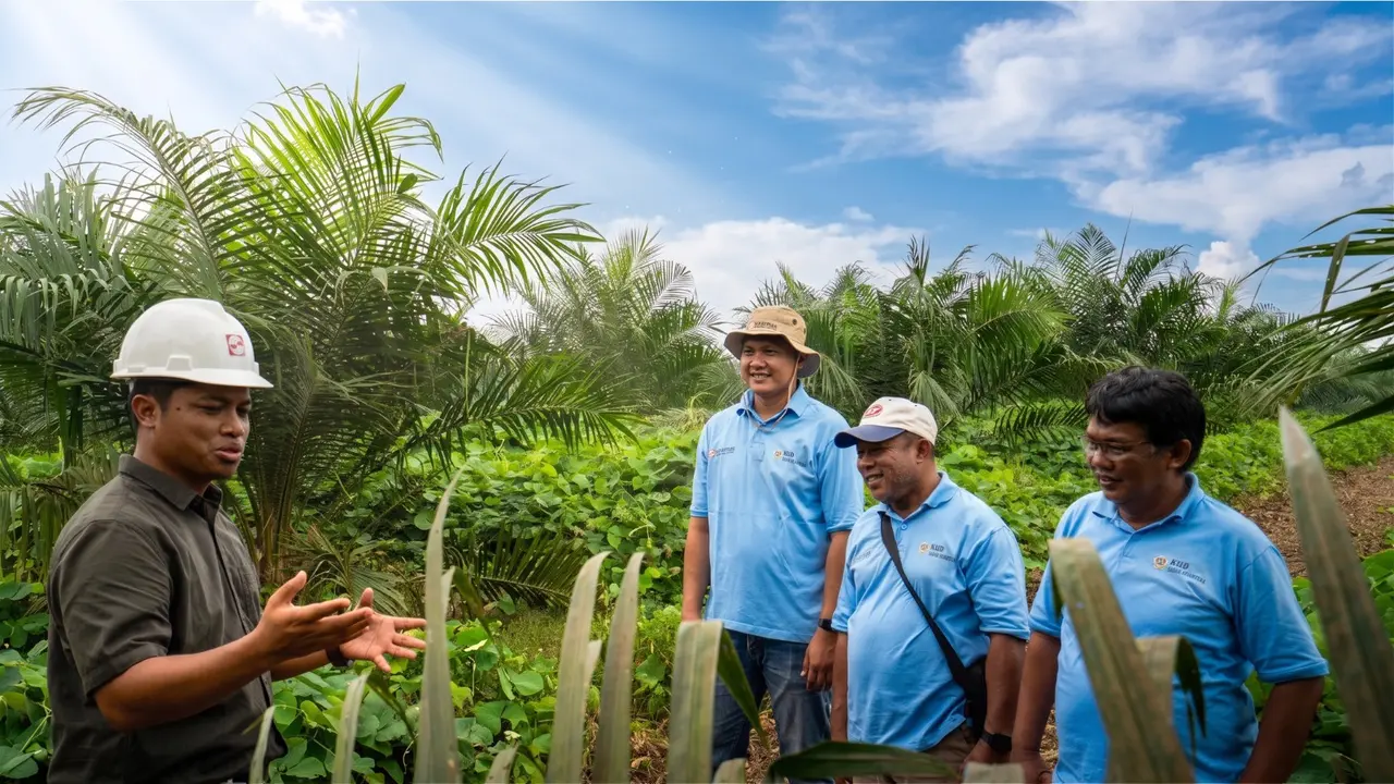 Kemitraan sawit KUD Sadar Sejahtera berkembang dari peremajaan kebun hingga akses pembiayaan. (Dok Sinar Mas)