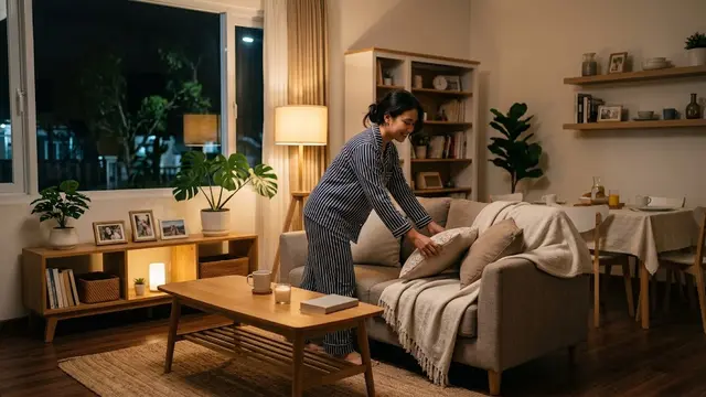 Ilustrasi Zodiak yang Selalu Merapikan Rumah Sebelum Tidur/AI Generated