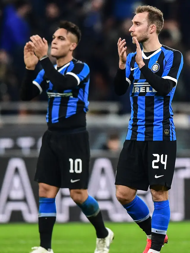 Aksi Christian Eriksen Saat Debut Bersama Inter Milan