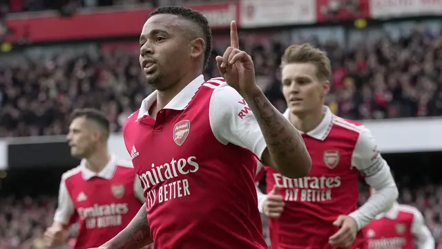 Penyerang Arsenal, Gabriel Jesus.