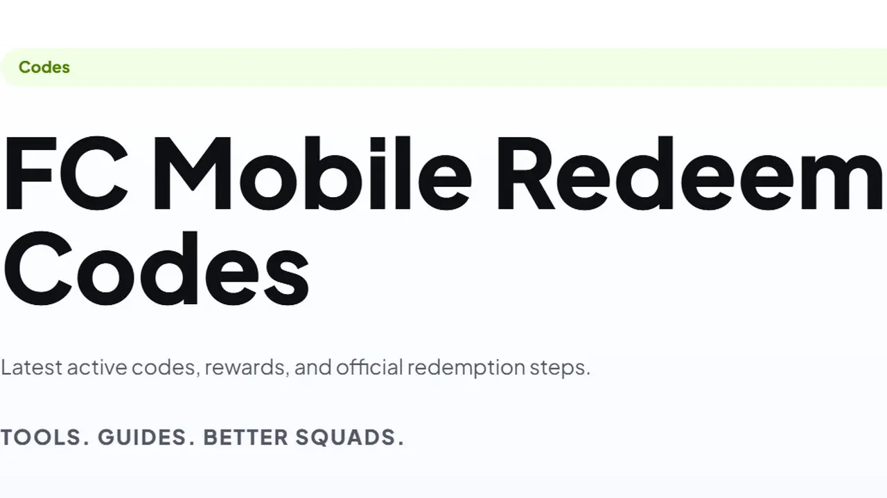 Kode Redeem FC Mobile