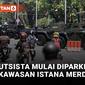 Jelang HUT TNI, Alutsista Diparkir di Kawasan Istana Merdeka