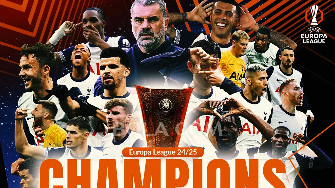 Liga Europa - Ilustrasi Tottenham Hotspur Juara Liga Europa Musim 2024/2025