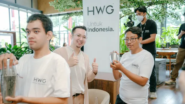 YouTuber Edho Zell Turut Hadir di Acara Pelatihan bagi Anak Disabilitas yang Digelar HW Group