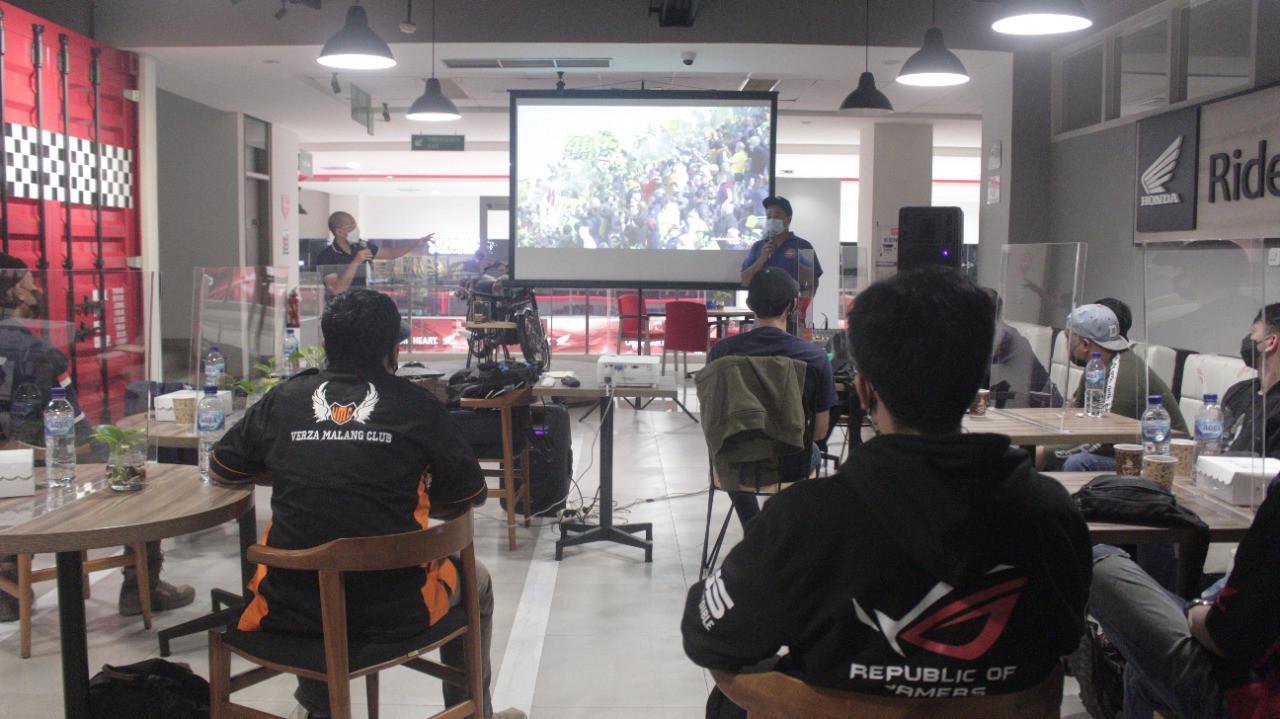 Nobar MotoGP Komunitas Honda di MPM Rider Café Malang (MPM Honda Jatim) 