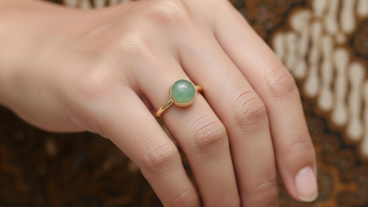 7 Model Cincin Emas Batu Akik Wanita untuk Kesan Elegan dan Berkarakter