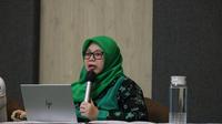 Komisioner KPAI, Margaret Aliyatul Maimunah dalam Rapat Koordinasi Klaster Perlindungan Khusus Anak Hasil Pengawasan KPAI Tahun 2023. (Foto: Istimewa)