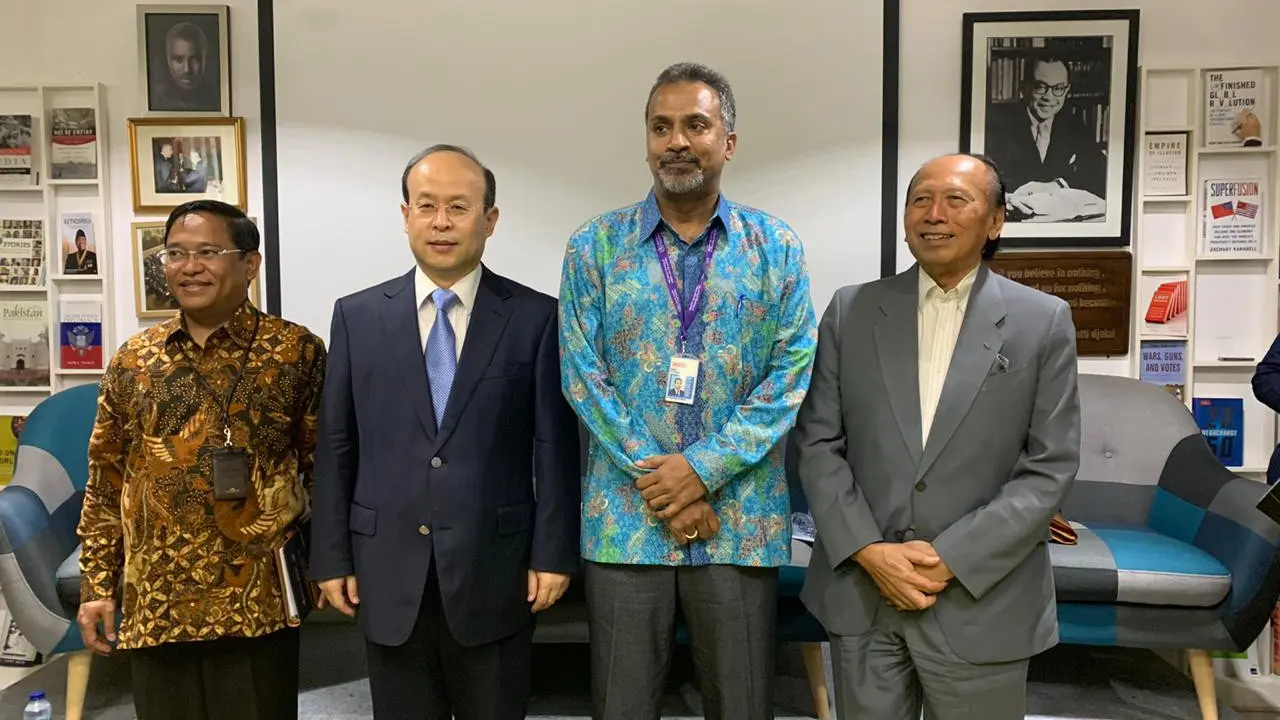 Para narasumber dalam acara diskusi Virus Corona di Bengkel Diplomasi FPCI, Senin 24 Februari 2020.