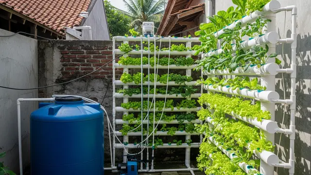 10 Ide Hidroponik Sayur Mini di Rak Vertikal Lorong Gang, Ubah Jadi Kebun Estetik