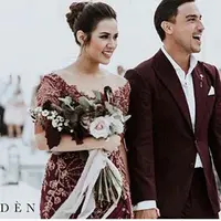 Setelah menggelar pesta pernikahan di Hotel Ayana MidPlaza, Jakarta Pusat, Minggu (3/9/2017), pasangan suami-istri ini kembali menghelat resepsi pernikahan  di Pulau Dewata Bali pada hari Sabtu, 9 September 2017. (Instagram/_yourraisa)