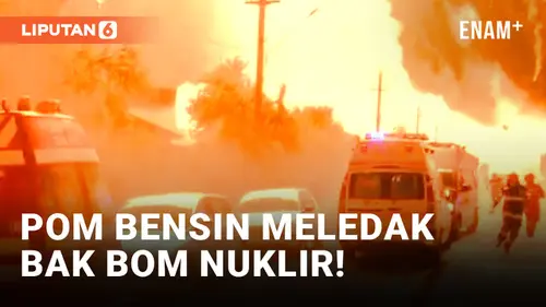 VIDEO: Ledakan Pom Bensin di Rumania, Satu Orang Tewas dan Puluhan Lainnya Luka-luka