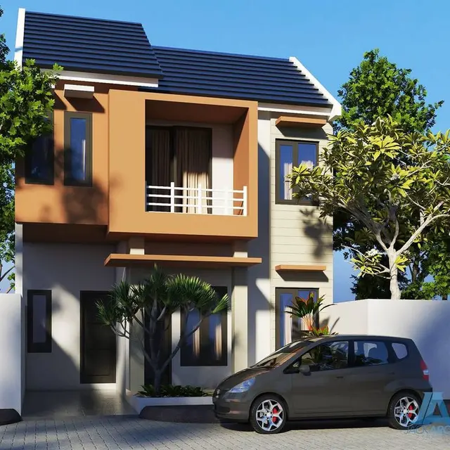 Rumah 2 Lantai Sederhana Type 36