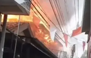 Kebakaran di Gambir Hanguskan 114 Rumah
