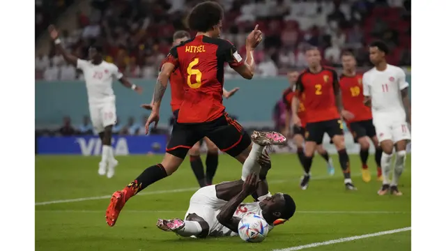 Foto: Aksi Memukau Thibaut Courtois dan Michy Batshuayi Jadi Penentu Belgia Tekuk Kanada di Piala Dunia 2022